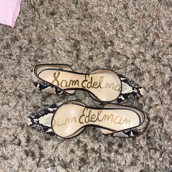 $10 when BUNDLED Sam Edelman Hazel Pumps, Snake Leather Print Sz 8.5 - Picture 12 of 12